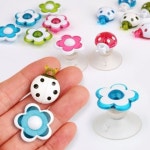 아트사인 흡착 자석 홀더 메모 흡착식 큐방 자석 6P 냉장고자석 꽃