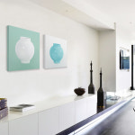 위아트 위아트 다복 행복을 담다 돈들어오는 풍수액자 달항아리그림 기획전 8 연지빛 안개 달항아리 6호 입체 액자