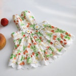 강아지 여름옷 딸기밭 나시 원피스 1P 애견옷