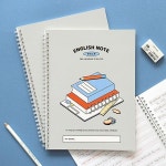 인디고 인디고어린이 초등 학교생활 영어노트 4줄 좁은칸 스프링