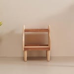 감성 고무나무 멀바우 원목 미니 책꽂이 책상 안방 인테리어 책장 심플 정리함