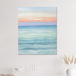 트리빌리지 트리빌리지 카페 벽인테리어 유화 해변 풍경그림 캔버스액자