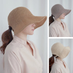 애지중지상점 여성 버킷햇 봄 여름 가을 여자 벙거지 중년 엄마 모자 뒤트임 창모자 2GR H4022 2