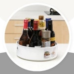 회전 트레이 화장품 양념통 정리대 선반 DC001848