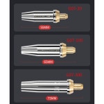0 G07 30 100 300 프로판 LPG 산소 핸드 홀드 화염 가스 절단 토치 노즐 팁 5 개 G07-300