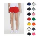3부 여성 여름 배색 면 반바지 랍빠 물놀이 비치 팬츠