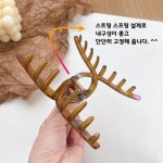 마블링 헤어집게핀 올림머리 집게핀