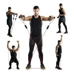 저항밴드세트 라텍스 튜브 저항 밴드 요가 휘트니스