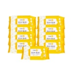 국산 크린업 물걸레청소포 30매 대형 cm 10개 청소용품 손걸레 밀대패드 30X20