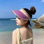 uv차단 썬캡 변색 자외선 모자 여성 햇빛 가리개