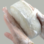 바디브러쉬 천연 목욕 스펀지 샤워 타올 솔 볼 스폰지 053080DC