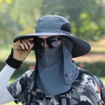 남성 등산 낚시 얼굴가림 사파리모자 SLT-DS64