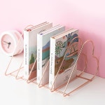 TREE 스토리 하트 프레임 책꽂이 로즈골드 책상책꽂이
