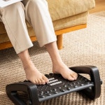 힐링 발받침대 발지압 각도조절 사무실 책상 발받침