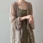 스윗트리 루즈핏 쉬폰 가디건 h0130 P342566231