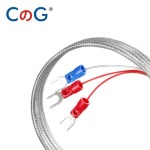 CG 온도 센서 백금 RTD 다중 유형 프로브 고정밀 3선 PFTE 케이블 방수 부식 방지 Copper Nose Type0 5M PT100