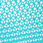 젤리탱탱 벌집 쿨방석 U형 민트 쿨링 여름의자방석