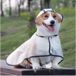 애견비옷 투명방수우비 레인코트 판초