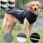대형견 반사 패딩 하네스 겨울옷 조끼 반려동물