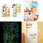 벽 장식 윈도우 스티커 데코 창문 꾸미기 나무타기 UJ25TL53
