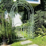 철제 아치 장미 터널 정원 가든 넝쿨 시렁 울타리 빈티지그린 아치형 화분대 대형