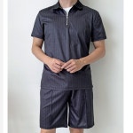 KSS 183 남자반집업카라반팔반바지세트