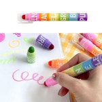 6컬러 고체형광펜 블럭펜 12개 필기구 단체선물 미술