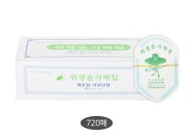삼주실업 업소용 숟가락 포장지 720매 1P 식당 음식점 숟가락집