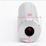 다양한 사이즈 OD4 5 6 7 8 ID1 2 3 4 5 6 7 8 9 10 11 길이 304 스테인리스 스틸 모세관 튜브 파이프