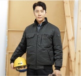 파브 파브 파브 겨울 작업복 점퍼 상의 근무복 단체복 WM-J6102