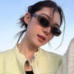 루킹포유 루킹포유 네오레트로 58049 어글리 선글라스 C3 카키그레이