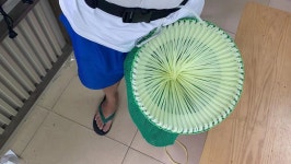 해루질 조과망 채집망 스킨스쿠버 그물 가방 망태기 직경 1개