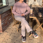 더남디 오버핏 라운드 긴팔 티셔츠 30컬러