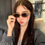 루킹포유 루킹포유 네오레트로 58049 어글리 선글라스 C1 카멜브라운