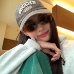 루킹포유 네오레트로 58049 어글리 선글라스 C1 카멜브라운