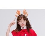 통통브라운 루돌프 헤어포인트 머리띠 행사소품