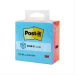 포스트잇 노트 큐브 mm 3색 4 2053JSELTJSO 76X76