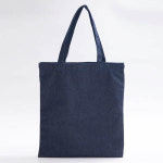 대학생가방 데님 진청 무지 에코백 여자 데일리 캐주얼 숄더백