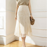 스윗트리 레이스 하이웨스트 플레어 A라인 스커트 h0159 P342683031 862394