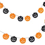 할로윈파티 호박투톤 DIY펠트가랜드 생일데코 가랜더