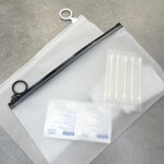 EVA 불투명 파우치 세면도구 속옷 화장품 가방 지퍼백