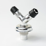 냄새차단 세탁기 배수구 트랩 2구 Y형 하수구캡