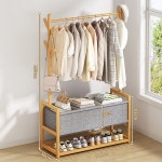 스탠드 선반 행거 Y2 오크