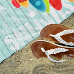 비치타올 서핑보드 소