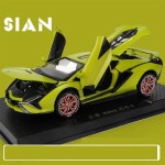 스포츠카 피규어 자동차 모형 장식품 그린