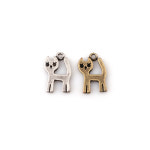 비즈아이 메탈펜던트 미니서있는고양이 9x14mm 1개 신주버니쉬 7056-09