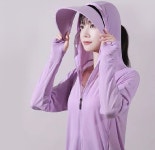 여름 아이스쿨 후드래쉬가드 아웃도어 운동 피부보호