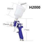 hvlp airbrush g2008h2000 페인트 분사기 에어스프레이 건