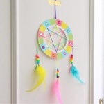 5개세트 주간보호센터 공예체험 인지프로그램 드림캐쳐 만들기 노인대학 유치원 Kit