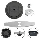 잔디 트리머 톱날 플라스틱 커버 액세서리 교체 깎는 기계 피팅 정원 도구 부품 1 세트